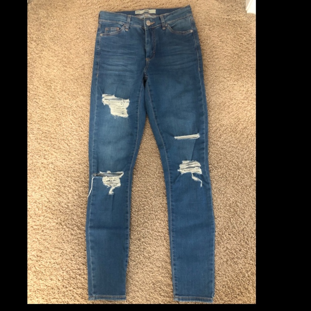 Topshop Leigh Jeans Size 25